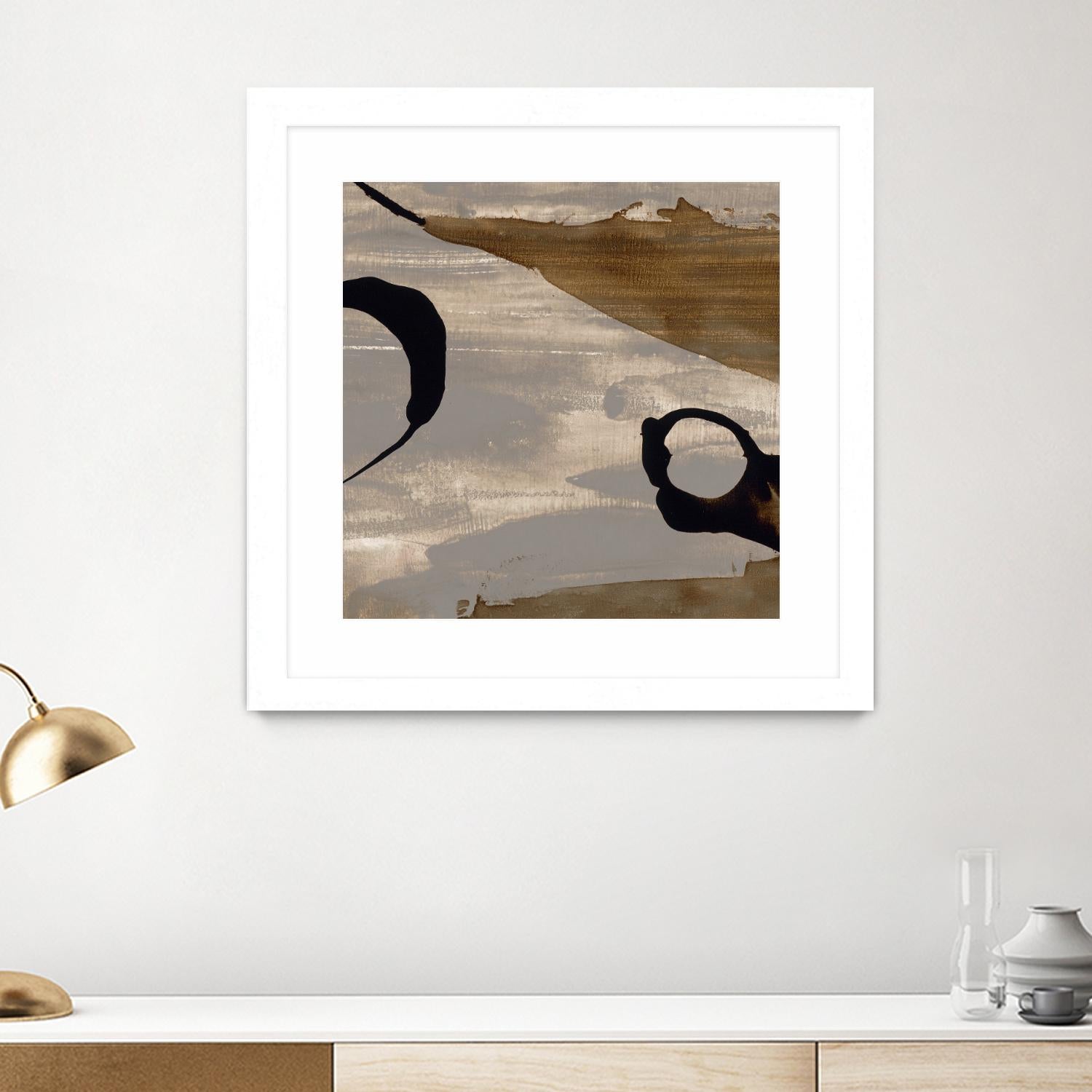 Gossamer II by Sisa Jasper on GIANT ART - brown abstract