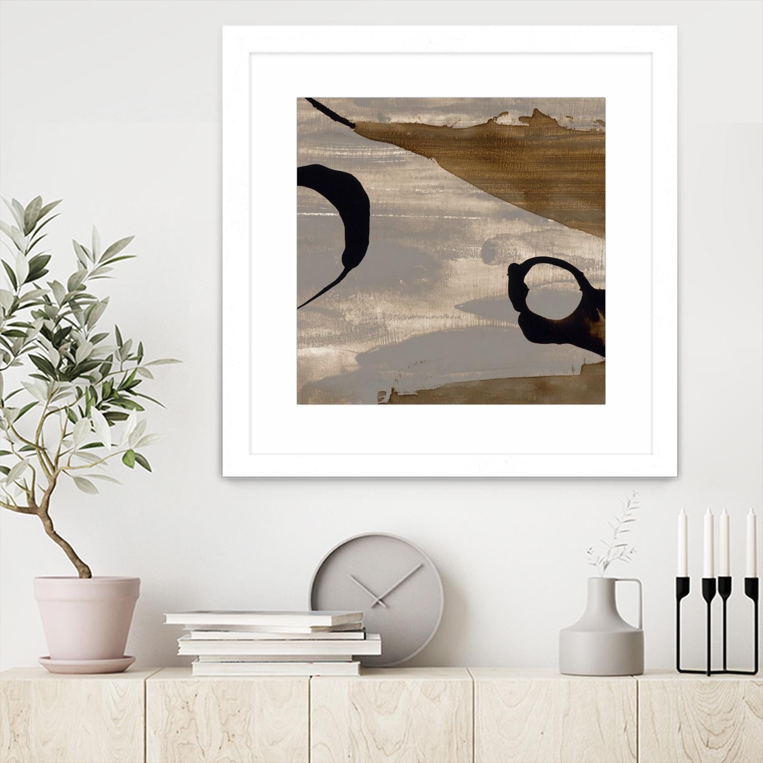 Gossamer II by Sisa Jasper on GIANT ART - brown abstract