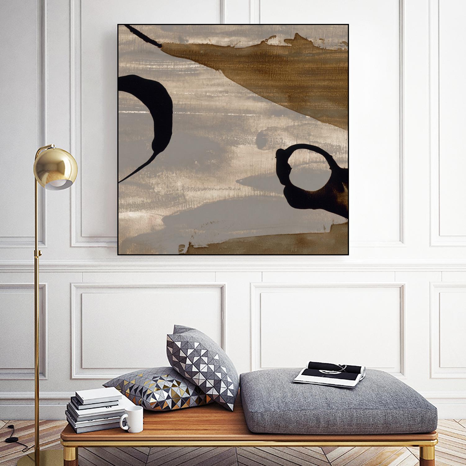 Gossamer II by Sisa Jasper on GIANT ART - brown abstract