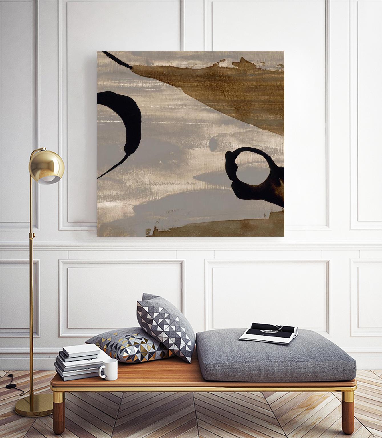 Gossamer II by Sisa Jasper on GIANT ART - brown abstract