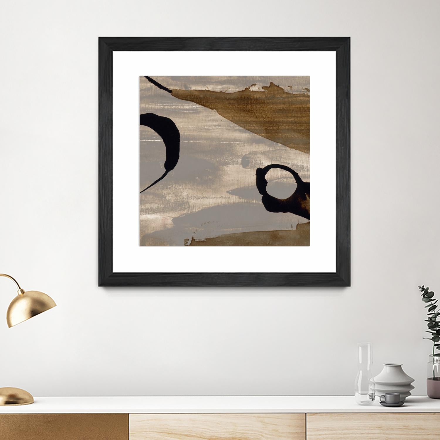 Gossamer II by Sisa Jasper on GIANT ART - brown abstract