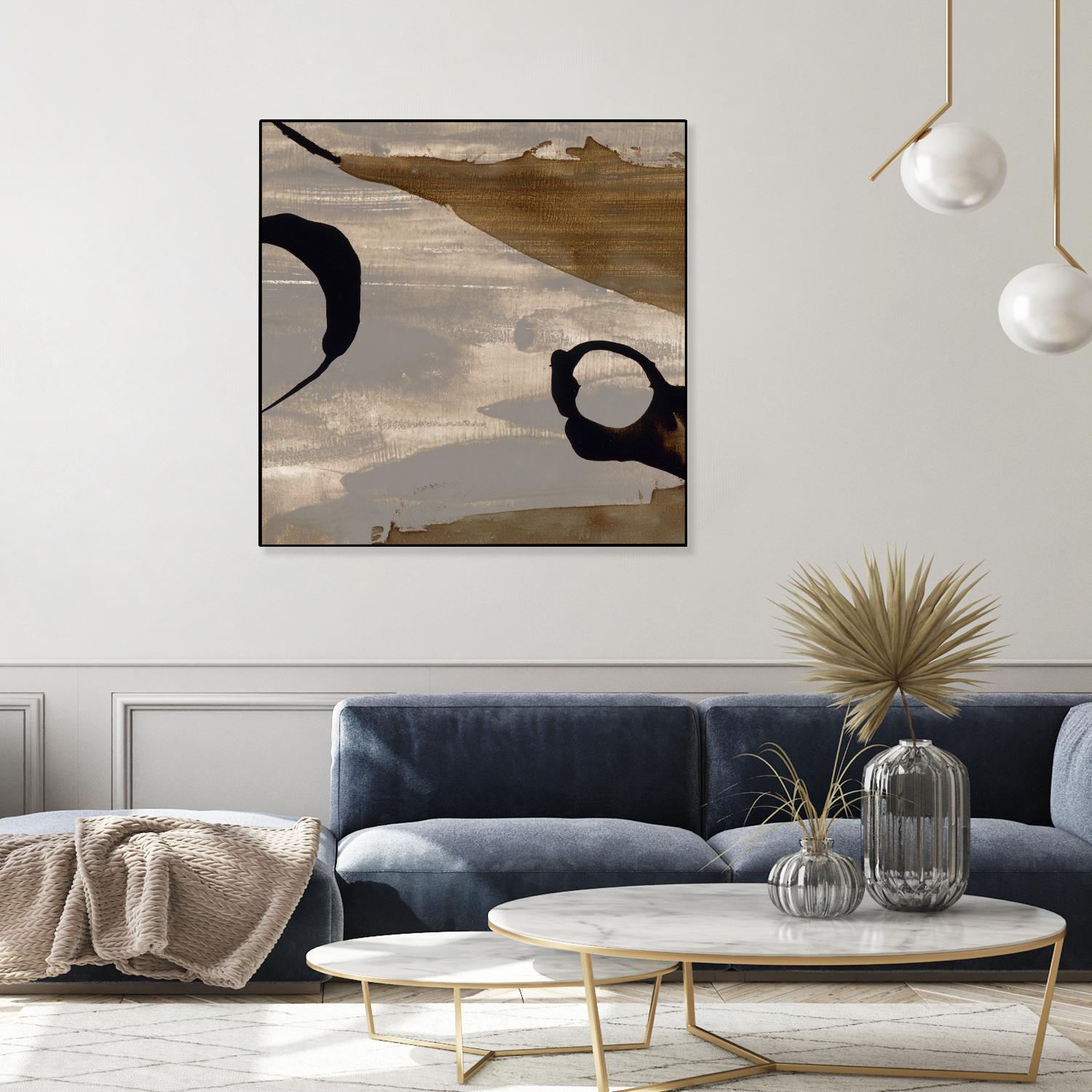 Gossamer II by Sisa Jasper on GIANT ART - brown abstract