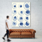 Macrame Blue II by Vanna Lam on GIANT ART - blue abstract