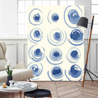 Macrame Blue II by Vanna Lam on GIANT ART - blue abstract