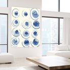 Macrame Blue II by Vanna Lam on GIANT ART - blue abstract