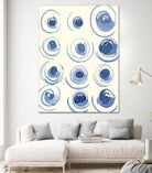 Macrame Blue II by Vanna Lam on GIANT ART - blue abstract