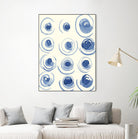 Macrame Blue II by Vanna Lam on GIANT ART - blue abstract