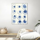 Macrame Blue II by Vanna Lam on GIANT ART - blue abstract