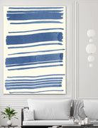 Macrame Blue III by Vanna Lam on GIANT ART - blue abstract