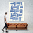 Macrame Blue VI by Vanna Lam on GIANT ART - blue abstract