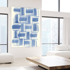 Macrame Blue VI by Vanna Lam on GIANT ART - blue abstract