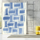 Macrame Blue VI by Vanna Lam on GIANT ART - blue abstract