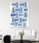 Macrame Blue VI by Vanna Lam on GIANT ART - blue abstract