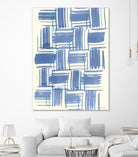 Macrame Blue VI by Vanna Lam on GIANT ART - blue abstract