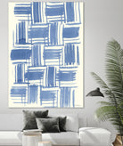Macrame Blue VI by Vanna Lam on GIANT ART - blue abstract