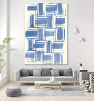 Macrame Blue VI by Vanna Lam on GIANT ART - blue abstract