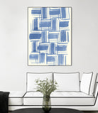 Macrame Blue VI by Vanna Lam on GIANT ART - blue abstract