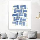Macrame Blue VI by Vanna Lam on GIANT ART - blue abstract
