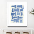 Macrame Blue VI by Vanna Lam on GIANT ART - blue abstract