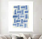 Macrame Blue VI by Vanna Lam on GIANT ART - blue abstract