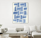 Macrame Blue VI by Vanna Lam on GIANT ART - blue abstract