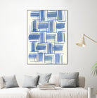 Macrame Blue VI by Vanna Lam on GIANT ART - blue abstract