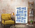 Macrame Blue VI by Vanna Lam on GIANT ART - blue abstract