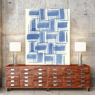 Macrame Blue VI by Vanna Lam on GIANT ART - blue abstract