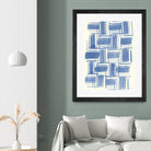 Macrame Blue VI by Vanna Lam on GIANT ART - blue abstract