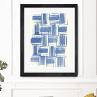 Macrame Blue VI by Vanna Lam on GIANT ART - blue abstract