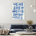 Macrame Blue VI by Vanna Lam on GIANT ART - blue abstract