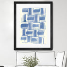Macrame Blue VI by Vanna Lam on GIANT ART - blue abstract