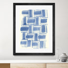 Macrame Blue VI by Vanna Lam on GIANT ART - blue abstract