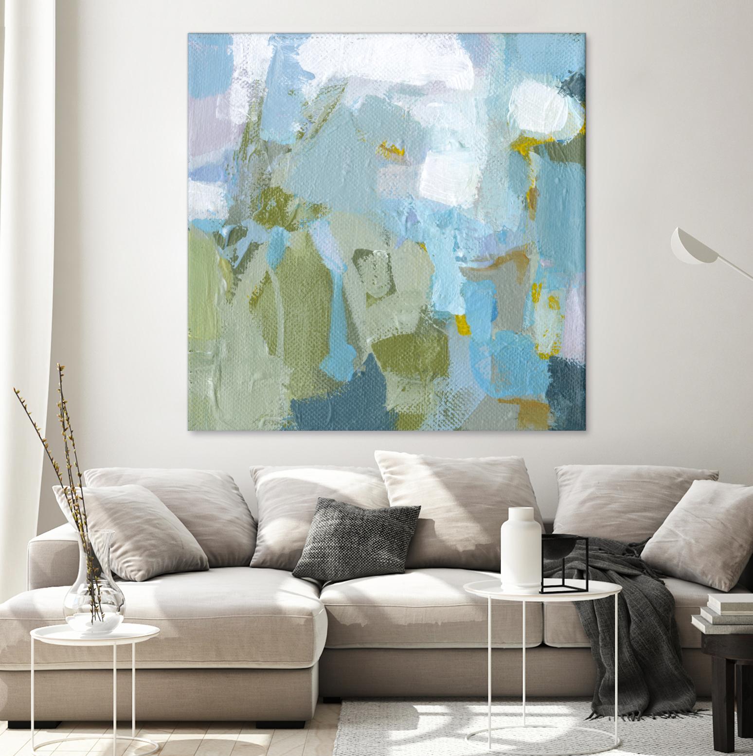 Dinner Mints by Christina Long on GIANT ART - green abstract