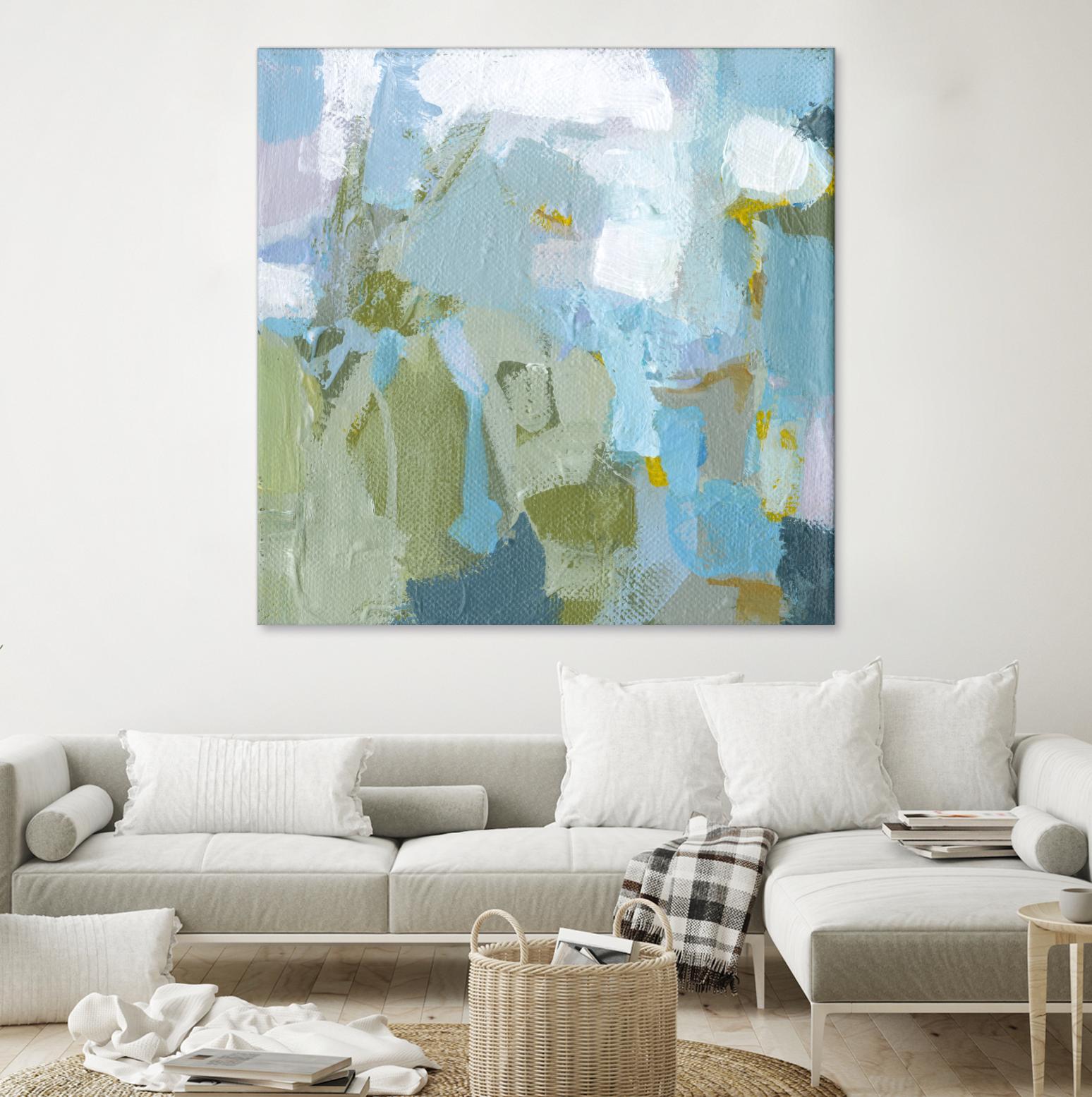 Dinner Mints by Christina Long on GIANT ART - green abstract