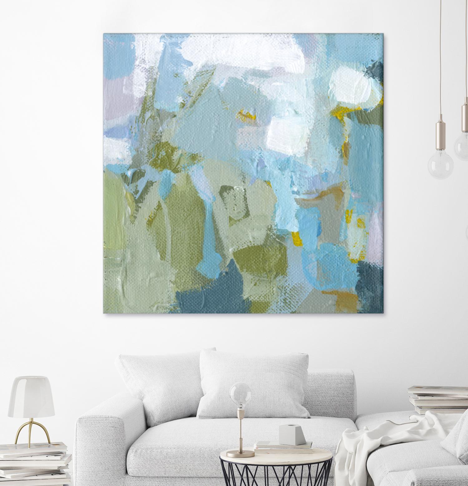 Dinner Mints by Christina Long on GIANT ART - green abstract