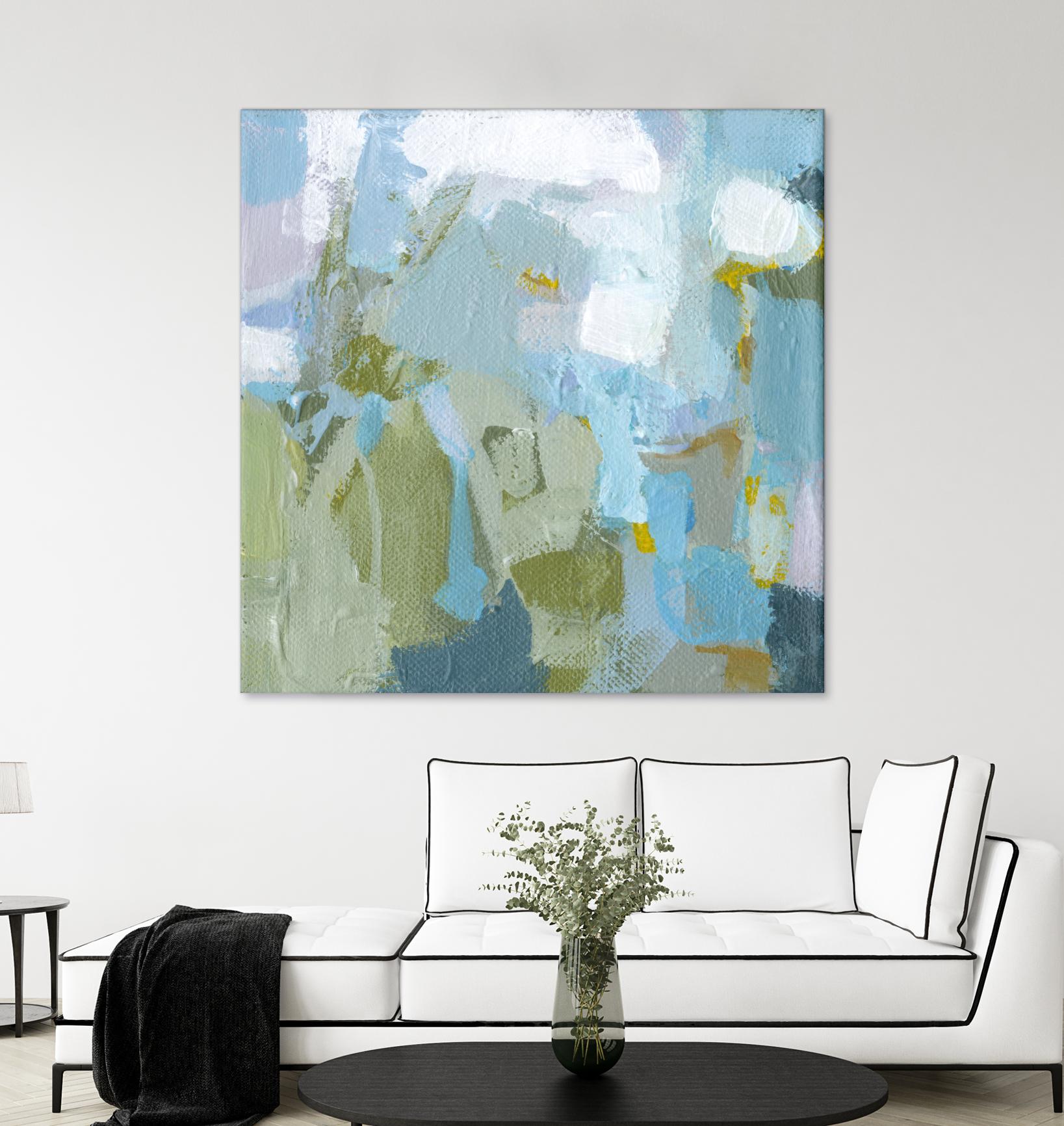Dinner Mints by Christina Long on GIANT ART - green abstract
