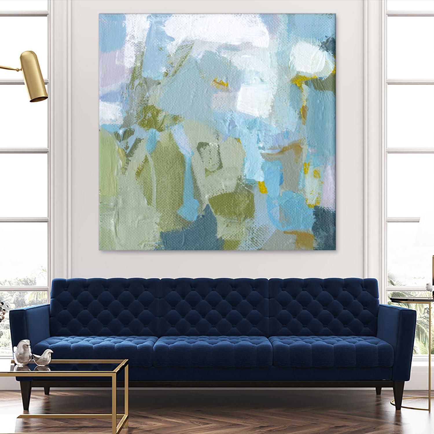 Dinner Mints by Christina Long on GIANT ART - green abstract