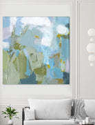 Dinner Mints by Christina Long on GIANT ART - green abstract