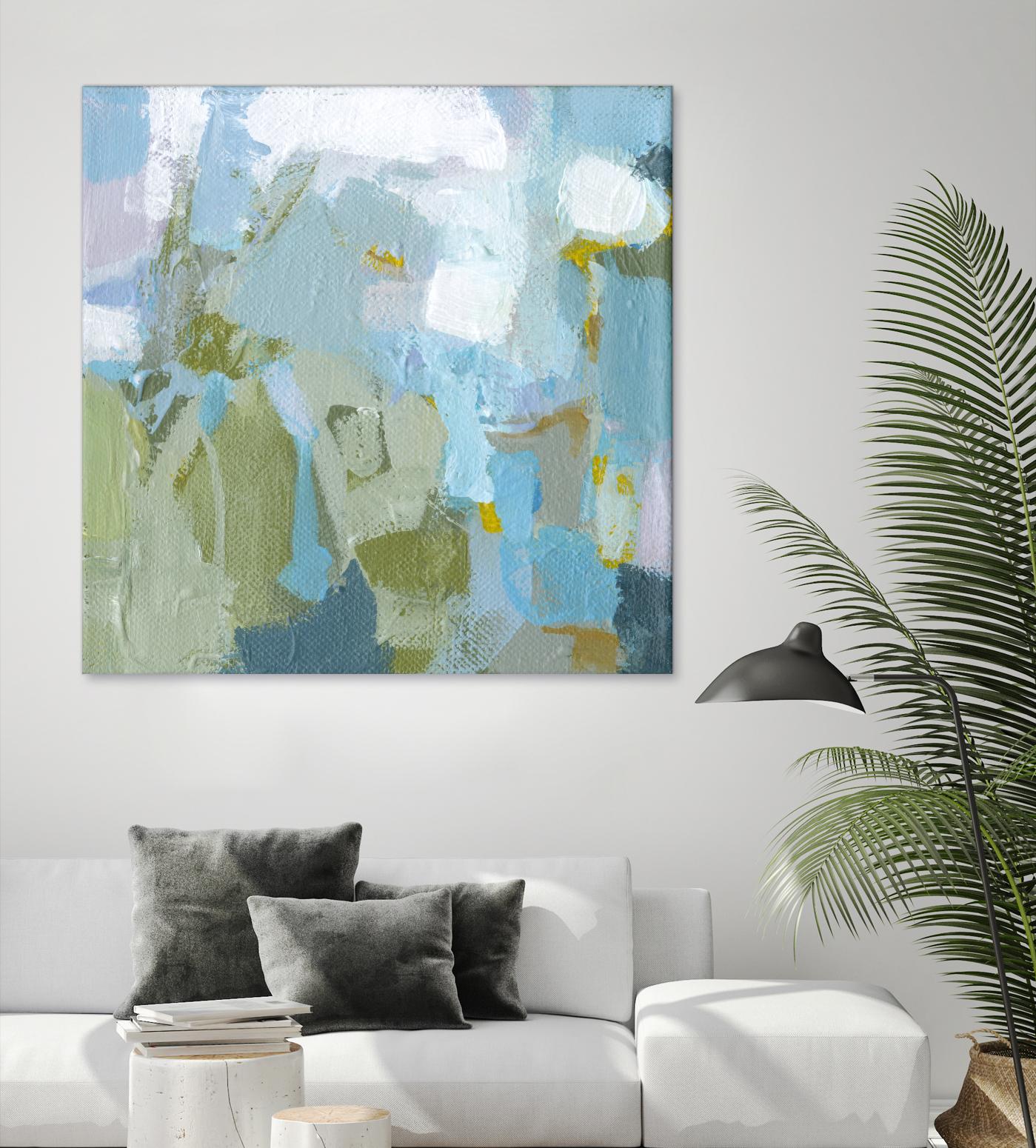 Dinner Mints by Christina Long on GIANT ART - green abstract