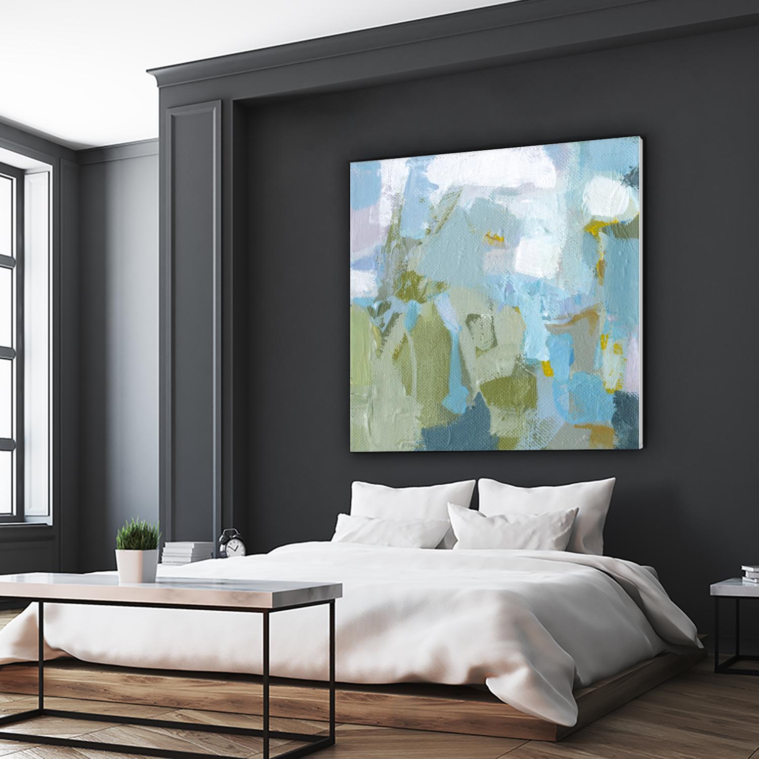 Dinner Mints by Christina Long on GIANT ART - green abstract