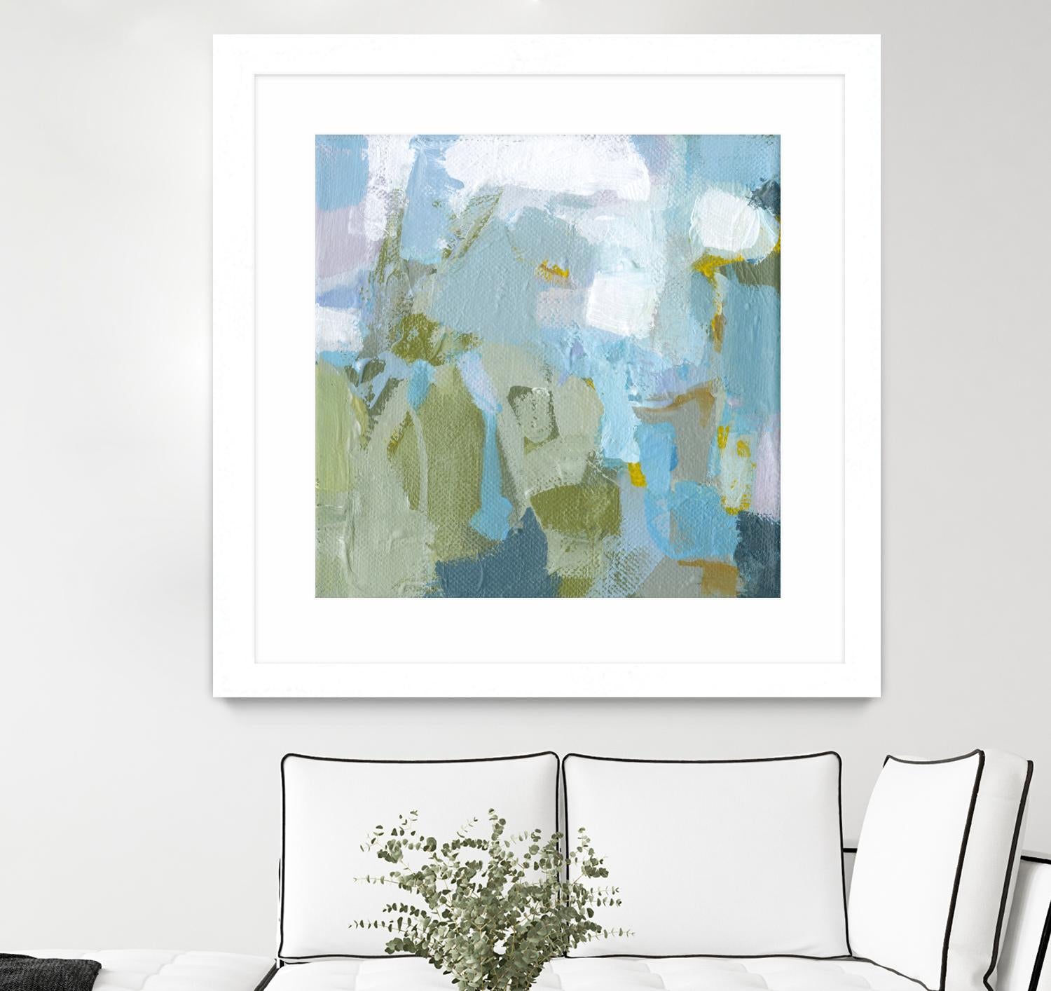 Dinner Mints by Christina Long on GIANT ART - green abstract