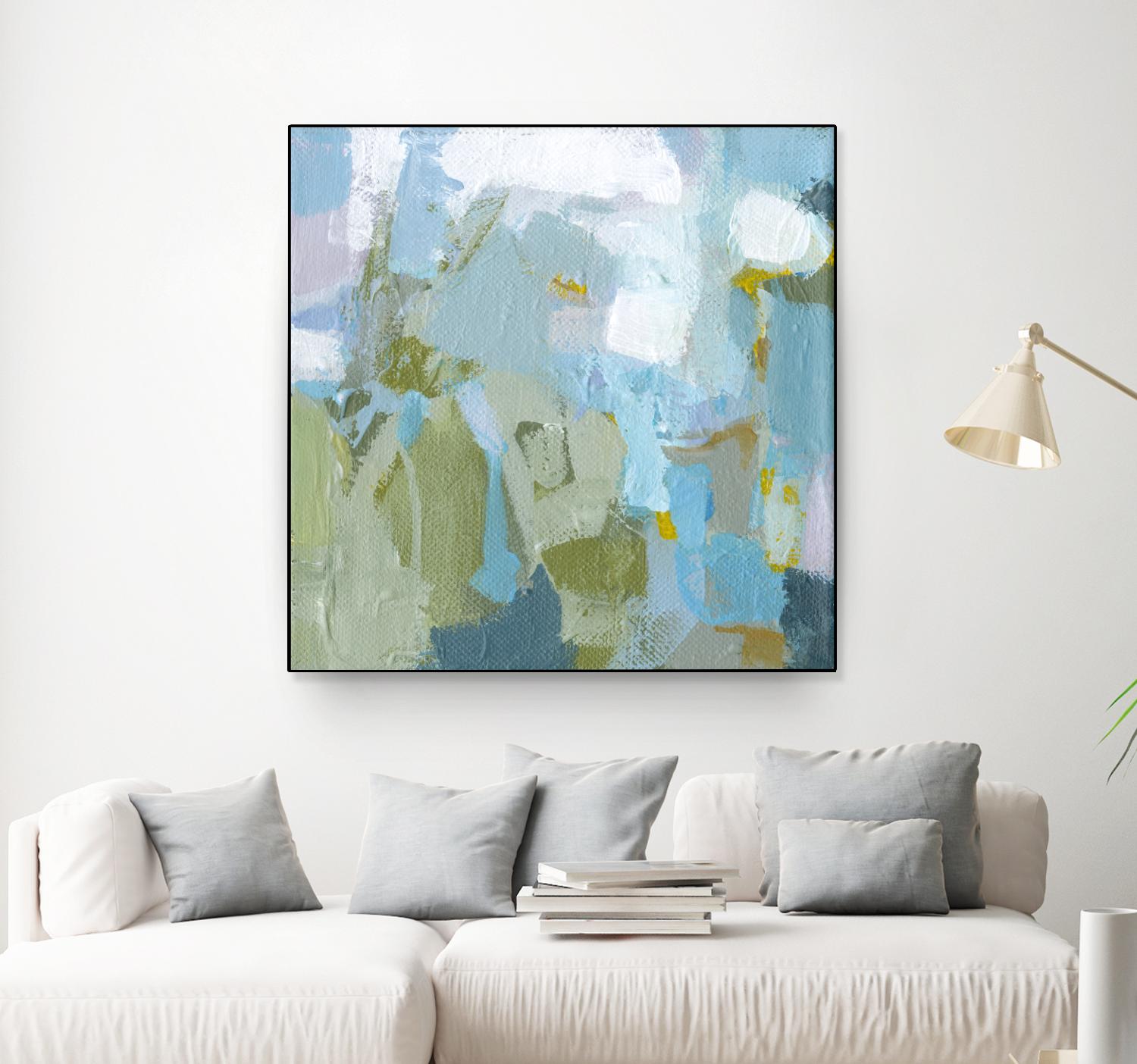 Dinner Mints by Christina Long on GIANT ART - green abstract