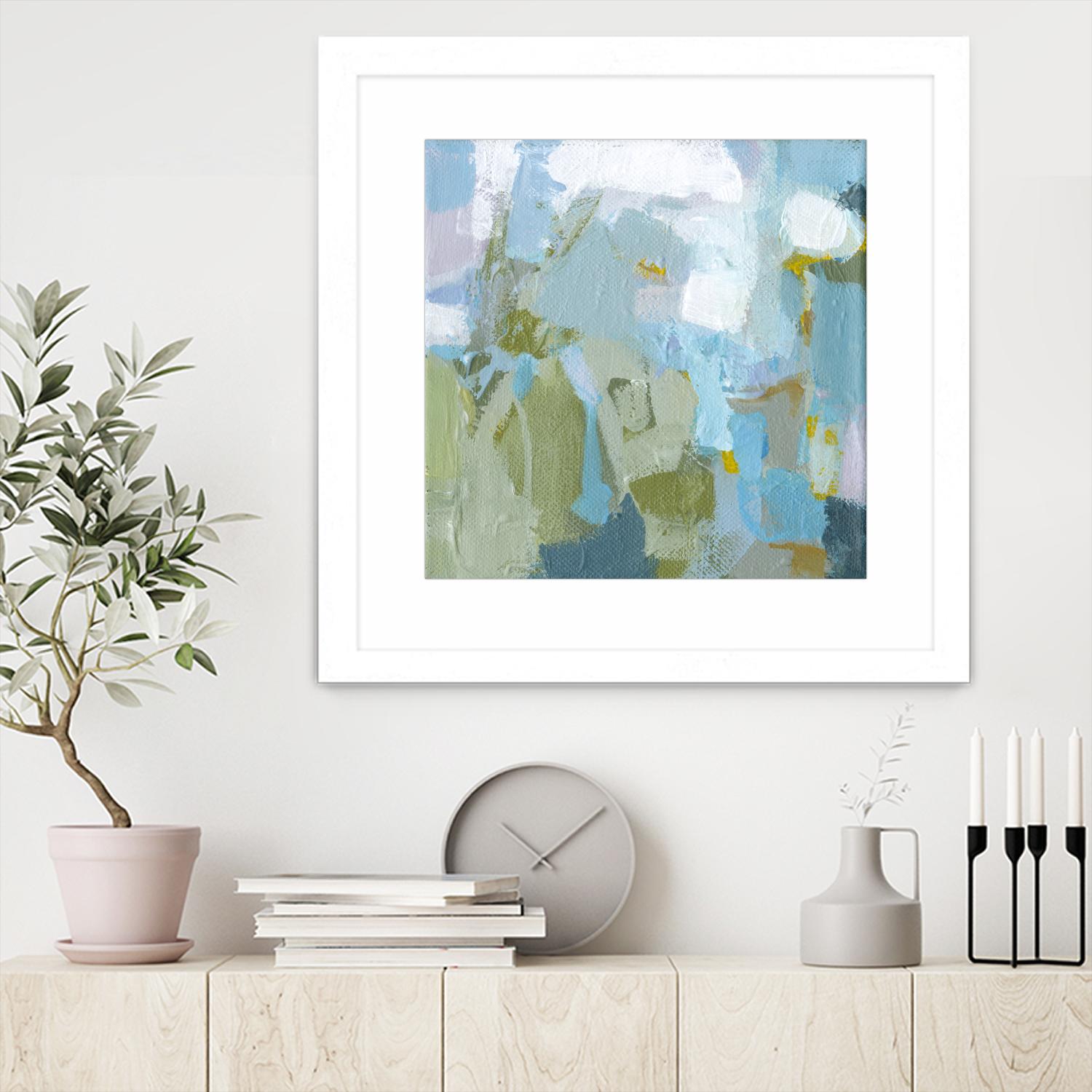 Dinner Mints by Christina Long on GIANT ART - green abstract