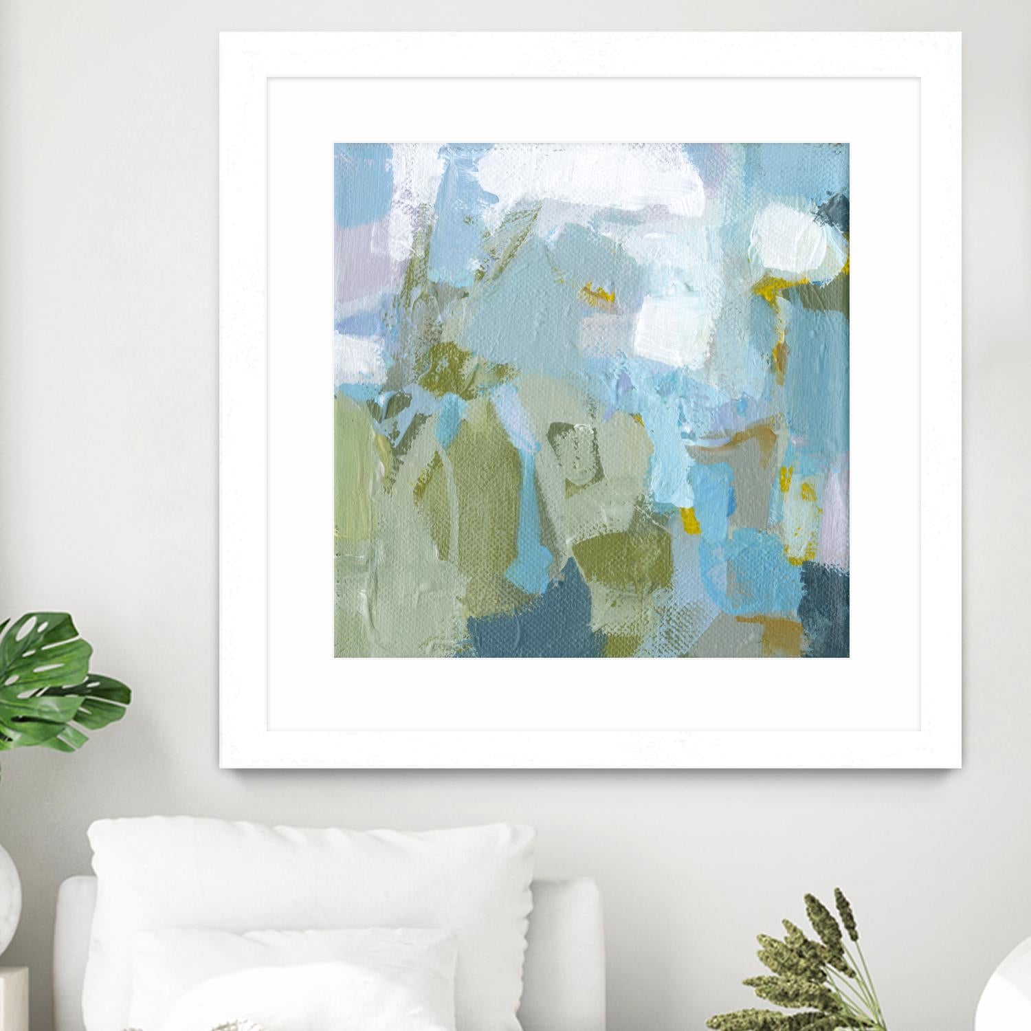 Dinner Mints by Christina Long on GIANT ART - green abstract