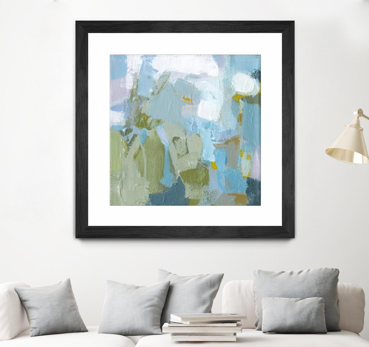 Dinner Mints by Christina Long on GIANT ART - green abstract