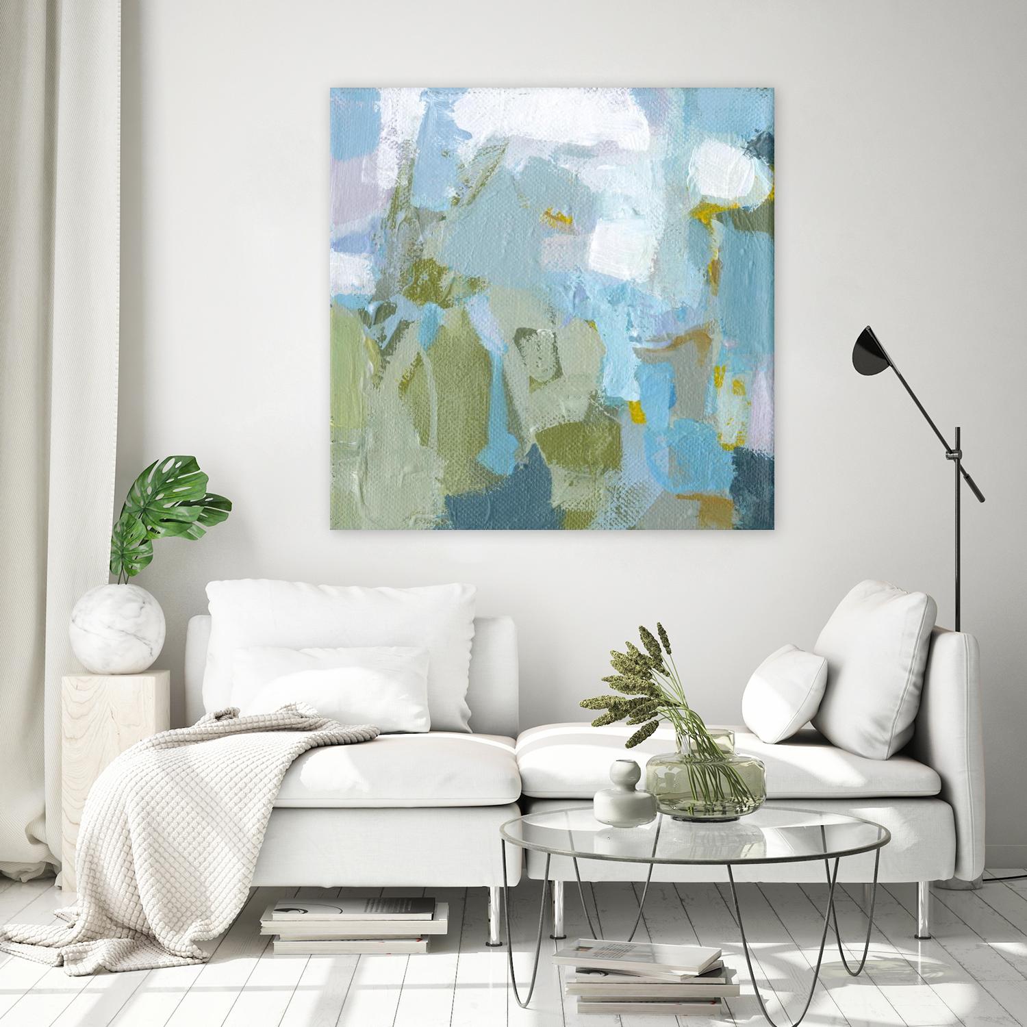 Dinner Mints by Christina Long on GIANT ART - green abstract