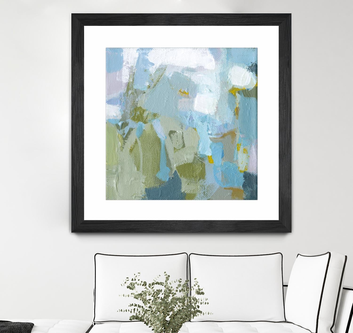 Dinner Mints by Christina Long on GIANT ART - green abstract