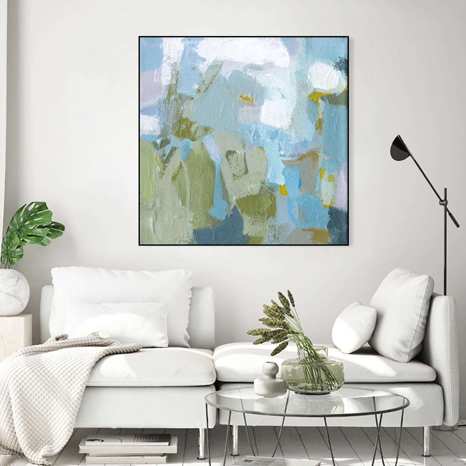 Dinner Mints by Christina Long on GIANT ART - green abstract