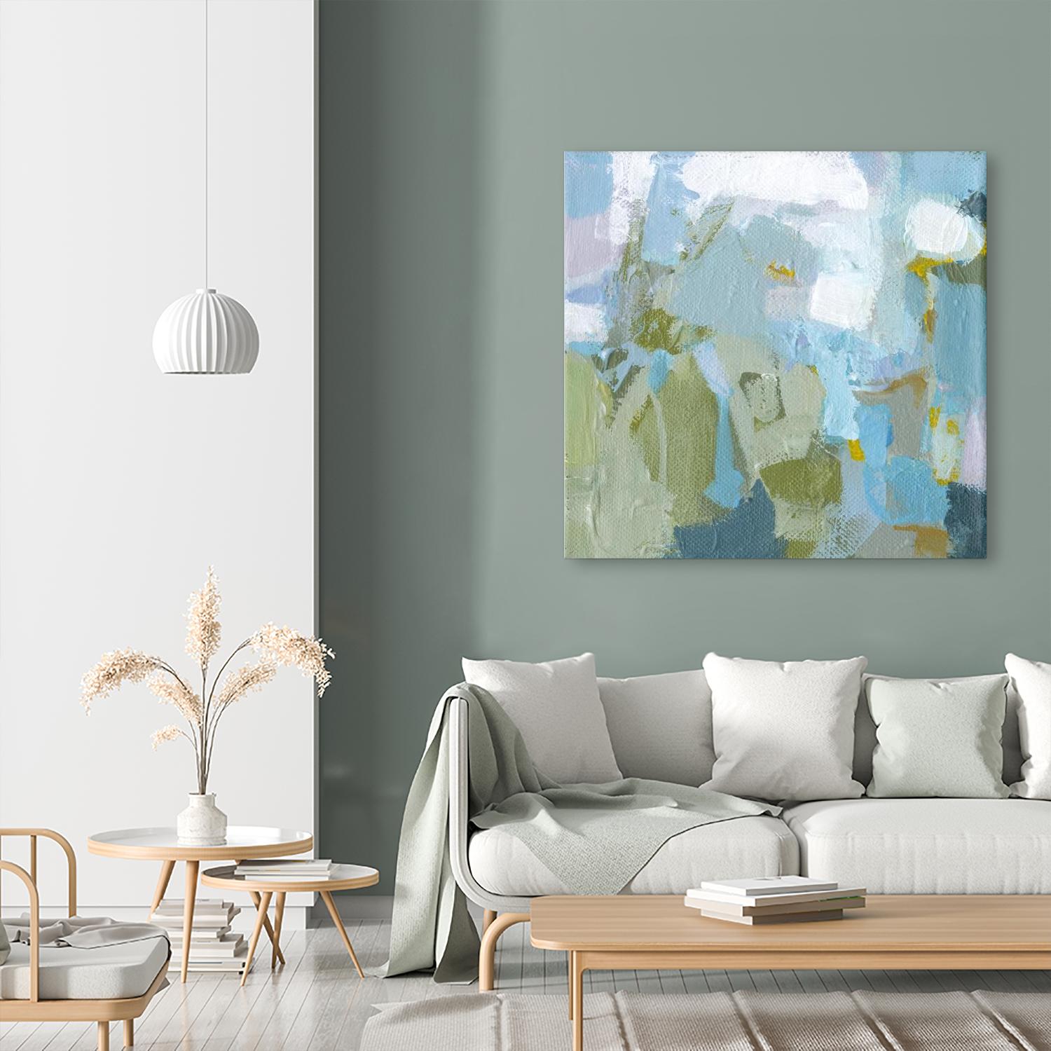 Dinner Mints by Christina Long on GIANT ART - green abstract